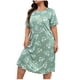 thumbnail image 1 of Vestido de Manga Larga Más Tamaño para las Mujeres Camiseta de Suspensión Vestido de Noche Suelto Ropa de Dormir Cómoda, 1 of 5