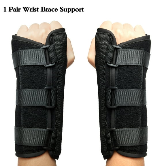 Wrist Brace for Carpal Tunnel, Adjustable Wrist Sports Support Brace with Metal Splints, Arm Compression Hand Support for Injuries, Wrist Pain, Sprain Carpal Tunnel Wrist Wrap