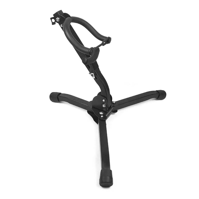 Instrument Alto Tenor Saxophone Stand Display Instrument Accessories Metal Material Triangle Base Design Folding Portable Adjustable