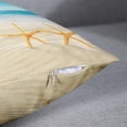 thumbnail image 3 of Beach Starfish and Summer Inspirational Pillow Covers Set of 4 16x16 Inch Rhinestone Decorative Pillow Cases with "Summer is My Happy Place," Perfect for Home Decor Square Pillowcases Celebrate Sum, 3 of 6