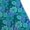Blue-XL, variant on Waist-closed Clothing Floral Printed High-waist Hollows V-neck A-line Dress Short Sleeves Dresses for Womens