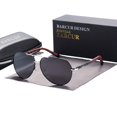 thumbnail image 1 of BARCUR-gafas de sol clásicas para hombre y mujer, lentes de sol clásicas con revestimiento polarizado, accesorios de conducción Fivean unisex, 1 of 2