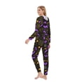 thumbnail image 6 of WXLWZYWL Family Halloween Pajamas Matching Sets Halloween Costumes 2024 Family Halloween Pumpkin Spider Bat Ghost Printed Pajamas Funny Zipper Hooded Jumpsuit Pjs Matching Onesie, 6 of 6