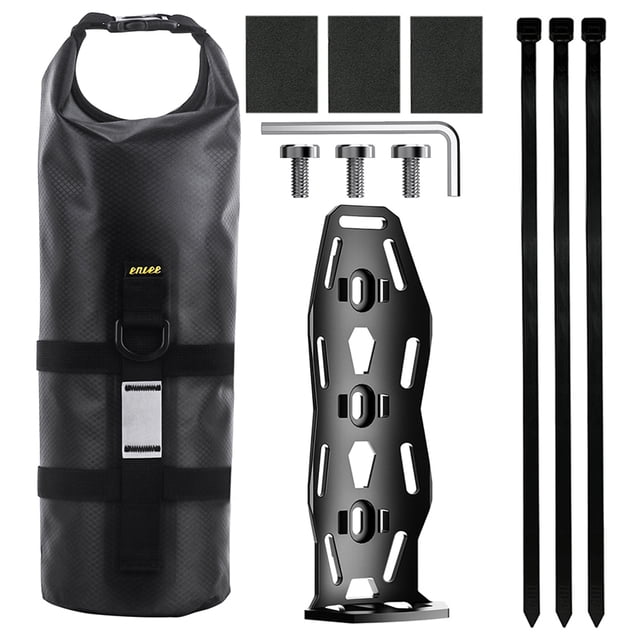 Bolsa para Tenedor de Bicicleta de 5L Bolsa para Tenedor de Bicicleta Correa Reflectante para Bicicletas de montaña Bicicletas de Carretera