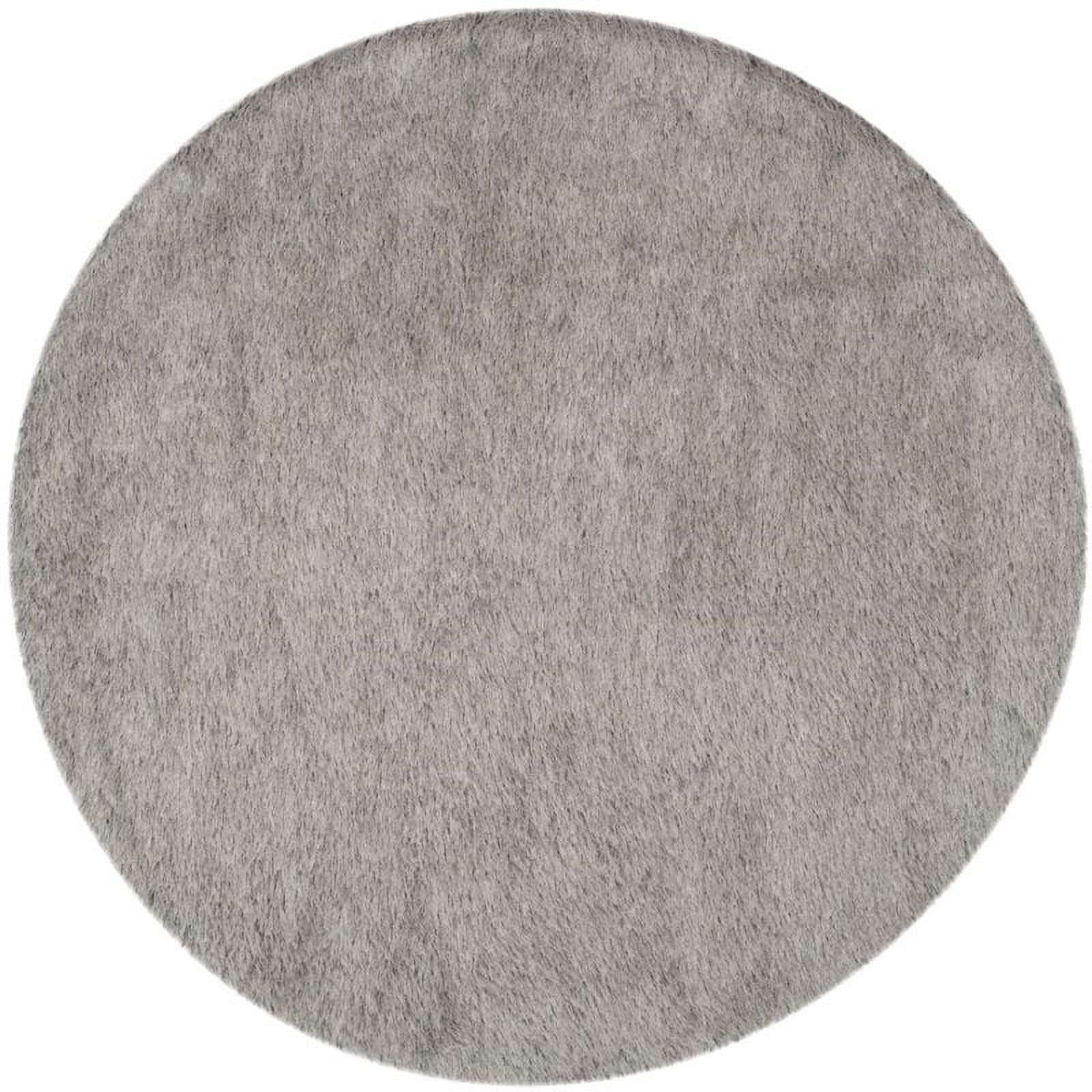 SAFAVIEH Venice Solid Shag Area Rug, Silver, 8' x 10'