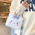 thumbnail image 1 of Sanrio-bolsa Kawaii Kuromi Cinnamoroll My Melody para mujer y niña, bolso de felpa de dibujos animados, bolsa de cosméticos, bolsa de almacenamiento de viaje, regalos, 1 of 3
