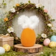 thumbnail image 1 of Easter Plush Bunny Ear Egg Decor Ornament for Home and Party Tabletop Decoration, 1 of 7
