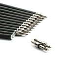 thumbnail image 5 of Piaoyu Crossbow Bolts 20 inch Bio Crossbow Arrows with Moon Nocks and Removable Tips (Pack of 12), 5 of 12