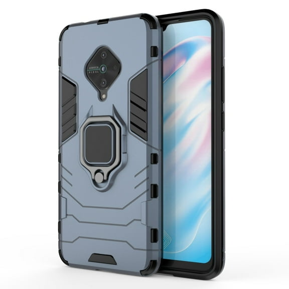 For Vivo V17 / Y9s / S1 Pro Shockproof PC   TPU Protective Case with Magnetic Ring Holder