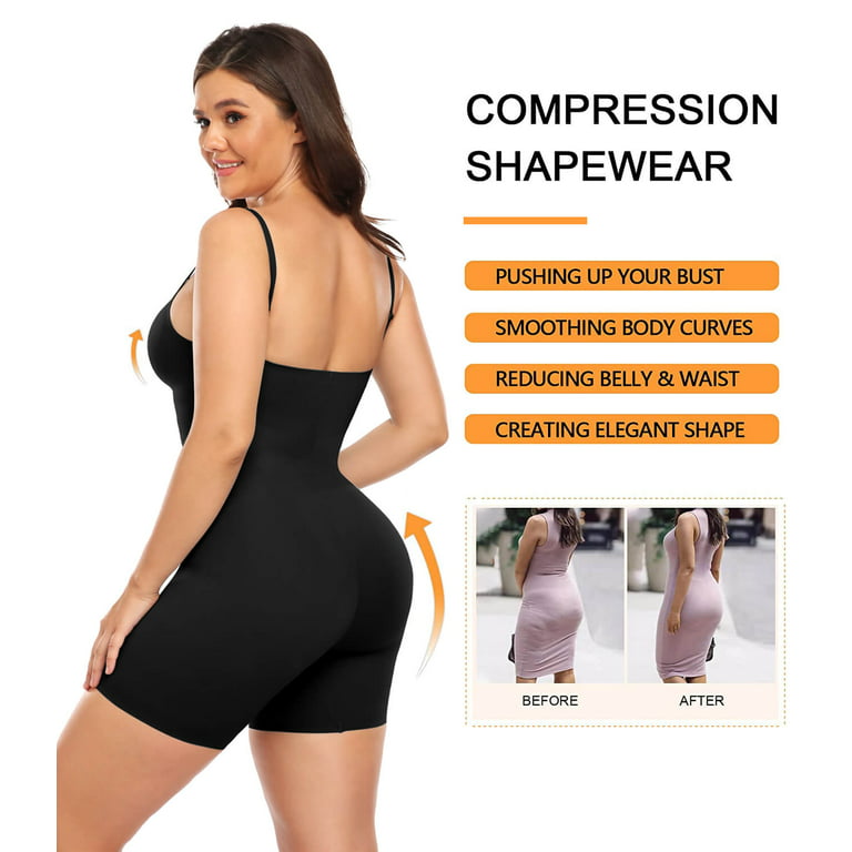 Shapewear For Women Tummy Control Full Bust Body Shaper Bodysuit Butt Lifter