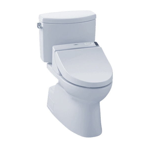 TOTO® Connect+® Kit Vespin® II TwoPiece Elongated 1.28 GPF Toilet and