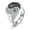 Silver, variant on Tai Chi Ring for Men Women Stainless Steel Band Biker Jewelry Silver Yin Yang-Silver-8