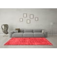 thumbnail image 3 of Ahgly Company Indoor Rectangle Abstract Red Modern Area Rugs, 2' x 5', 3 of 4