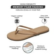 thumbnail image 2 of Sandalias tipo flip flop Project Cloud de cuero vegano color topo, talla 8, 2 of 6