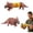 4#Multicolor, variant on Hotyverty Dinosaur Corn Holders for Corn On The Cob, Funny Corn Cob Holder with Stainless Steel Prongs for Ki*ds & Adults BBQ Kitchen Gadgets (Brachiosaurus)