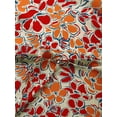 thumbnail image 6 of DressBerry Women's Printed Rayon Crepe Dress Casual Summer Kimono Sleeves Knee Length High Waist Round Neck Western Style Light Weighted High Rise Short Crepe Dress, 6 of 7