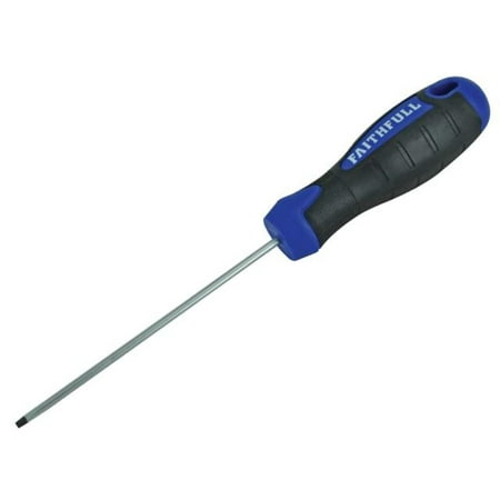 

Faithfull - Soft Grip Screwdriver Flared Slotted Tip 5.5 x 100mm