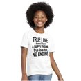 thumbnail image 4 of True Love Quote Cute Valentines Day Girls Kids T Shirt Tees Teen Brisco Brands L, 4 of 6