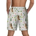 thumbnail image 3 of Xecao German Shepherd Dog for Men's Swimming Trunks Swim Trunks Quick Dry Swim Shorts with Mesh Lining Funny Swimwear Bathing Suits, 3 of 9