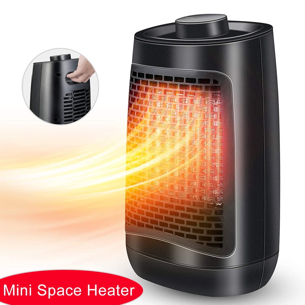 Portable Electric Ceramic Small Space Heater Air Filter 1200W Indoor Home Office 