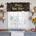 thumbnail image 4 of Happy New Year Valances for Windows, Colorful Modern Abstract Art Light Filtering Kitchen Curtains, Rod Pocket Window Valance Curtains for Living Room Bedroom, 42" W x 12" L, 2 Panels, 4 of 9