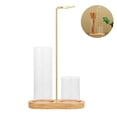 thumbnail image 2 of NOVELAR Glass and Wood Incense Stick Holder, 10.4 in Height, Features Storage Tube and Ash Catcher Cup for Versatile Aromatherapy Use at Home, 2 of 7