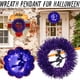 thumbnail image 2 of Halloween Decoración Corona De Halloween De 12 Pulgadas Con Led, Halloween Decoración Luz Púrpura, Funciona Con Pilas, Corona Aterradora Halloween Decoración Fiesta En E(Buy 2 save 10%), 2 of 9