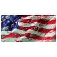 thumbnail image 1 of Designart USA Flag Abstract Art Canvas Wall Art, 1 of 4