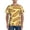 Hot Dogs, variant on Sunflowers Print Men's Dry Fit Mesh Athletic Shirts Moisture Wicking Tennis T-Shirt Tops