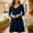 A Navy, variant on Ygbgbb Women's Spring Summer Casual Dress Long Sleeve V Neck A-Line Midi Dress Sequin Formal Party Dress for Wedding & Cocktail Evening Events Black XXL