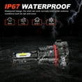 thumbnail image 2 of For GMC Canyon 2015-2020 2021 6000K 5202 H16 LED Fog Light Bulbs Kit 2x White, 2 of 11