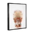 thumbnail image 3 of Stupell Industries Squirrel Wildlife Portrait Animals & Insects Painting Black Floater Framed Art Print Wall Art, 25 x 31, 3 of 9