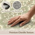 thumbnail image 6 of ODIKA 8'x10' Washable Area Rug Retro Distressed Farmhouse Faded Scroll Border Botanical Vintage Flowing Dynamic for King Size Bedroom Under Bed, Master Suite, Non-Shedding, Easy Care, 6 of 7
