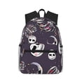 thumbnail image 1 of Goofa The Nightmare Before Christmas Pattern Casual Backpack – School Backpack Lightweight & Ergonomic Design, Water-Resistant, Spacious & Comfortable, Travel, 1 of 6
