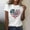 Multicolor, variant on QUNYINEY Casual Womens T Shirts Short Sleeve Crew Neck Independence Day Tops Pullover Summer Loose Womens Tops