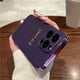 thumbnail image 5 of Funda de piel de cordero de lujo con revestimiento para iPhone 16, 15, 14, 13, 12, 11 Pro Max, personalizada, con iniciales y nombre, 16, 15 Pro, 5 of 5