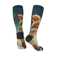 thumbnail image 5 of Lsque Starry Sky Cloud Cute Rabbit Printed Crew Socks Men's Women's LightWeight Thin Casual Calf Socks ,Knee High Socks,Cotton Socks, 5 of 9