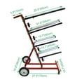 thumbnail image 2 of Mobile Masking Machine Four Layer Shielding Paper Cutting Stand with Wheels, 2 of 8