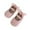 Pink, variant on Wancir Baby Girls Flats Soft Rubber Sole Toddler Walking Shoes Infant Princess Crib Wedding Dress Shoes