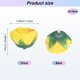 thumbnail image 3 of Uxcell Paquete de 50 Cabezas de Camelia Artificial, Cabeza de Camelia de Seda Falsa de 1.3 Pulgadas para Boda/Ramo/Pared de Flores [Amarillo, 3.5cm], 3 of 7
