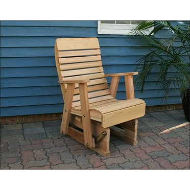 Red Shed SS-2201 Stained Log Rocking Chair - Walmart.com