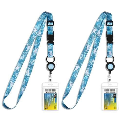 MNGARISTA Retractable Cruise Lanyard for Ship Cards, Waterproof ...