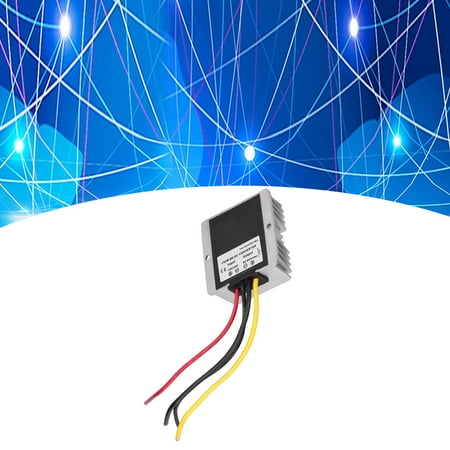 

Zaqw Step Down Converter DC Voltage Converter Regulator DC 12V/24V to 5V Step Down Converter Heat Dissipation DC Voltage Converter Regulator for Automotive Surveillance Systems