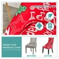 thumbnail image 6 of Stretch wingback Side Chair slipcover Printed, armless wingback Chair Cover with Elastic Bottom Sloping Armchair Covers Removable Washable Armchair Covers-AH-1 Pcs, 6 of 8