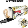 thumbnail image 3 of Spring Summer Cat Mailbox Cover 21x18 Inch, Hello Sunshine Post Letter Box Covers, Spring Summer Seasonal Magnetic Waterproof Mail Wraps for Outdoor Yard Garden Standard Mailbox Decor, 3 of 6