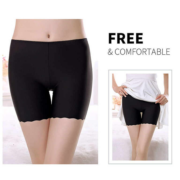Women Seamless Smooth Slip Shorts for Under Dress Comfortable Thin