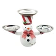 thumbnail image 2 of BKER Christmas Craft Decorations Christmas Snowman Snack Racks Tray Racks Holiday Decoration Ornaments, 2 of 5