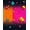Orange Magenta Yellow, Pattern 5, variant on ODIKA Gamer Gamepad Design With Colorful Burst And Fiery Accents Non-Slip Chair-Friendly for Home Office, Gaming Room, Under Desk