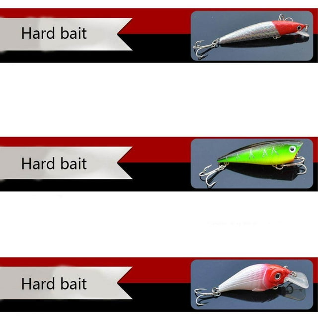 pitrice Kit de Leurres de Pêche Eau Douce Eau Salée vers Crankbait 234 Pcs
