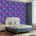 thumbnail image 2 of Peel and Stick Wallpaper Contact Paper Abstract chaotic line hearts Monochrome for girls Self Adhesive and Removable 17.7in x 118in, 2 of 8